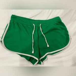 Green Short shorts